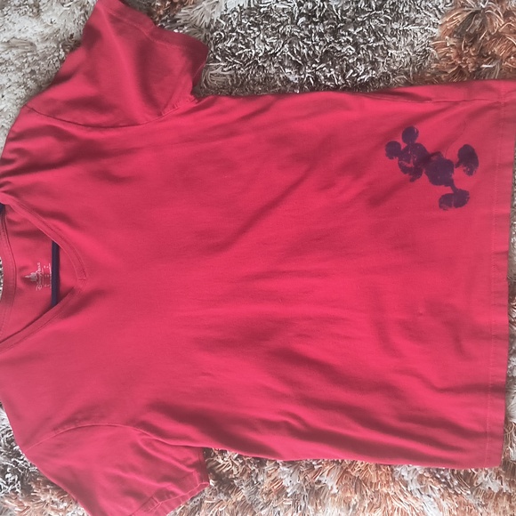 Disney Parks Mickey Mouse V Neck T-shirt - Picture 2 of 8